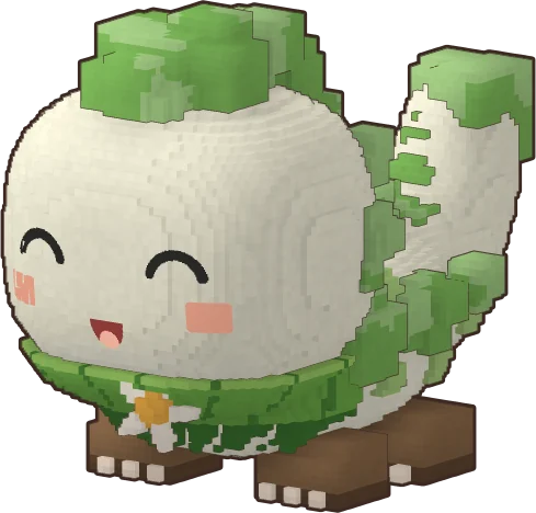 A Forest Juvenile wearing a Leaf Scarf